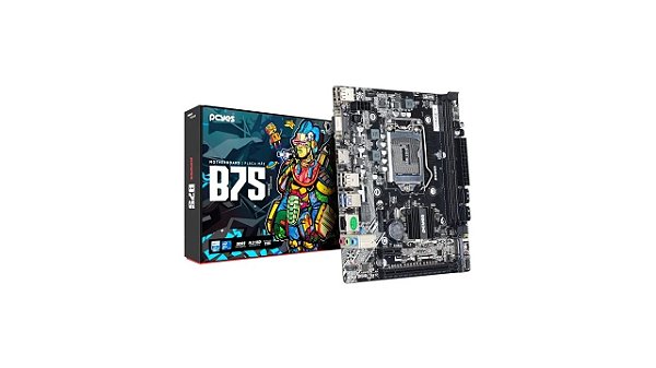 PLACA MAE PCYES MOTHERBOARD LGA 1155 B75 DDR3 HDMI/VGA/USB 3.0 M.2 SSD