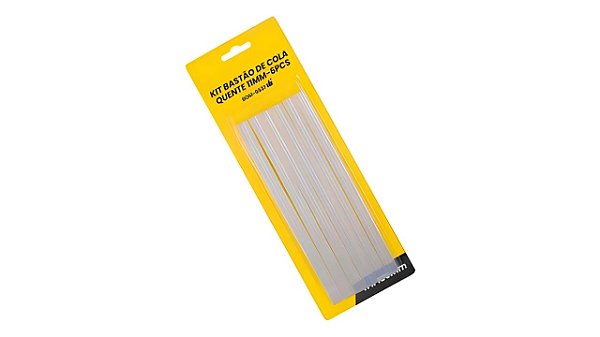 BASTAO DE COLA QUENTE  11MM 6PÇS BOMVINIK 5537