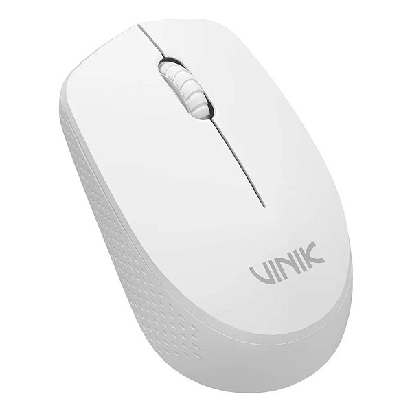 MOUSE SEM FIO FEATHER VF110 VINIK 1200DPI BRANCO