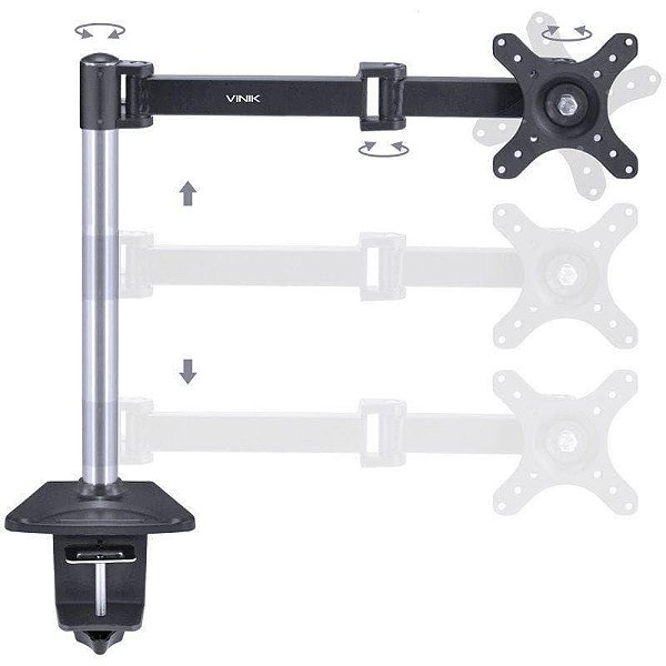 SUPORTE MONITOR ARTICULADO MORSA VINIK 12" A 32" SM330B