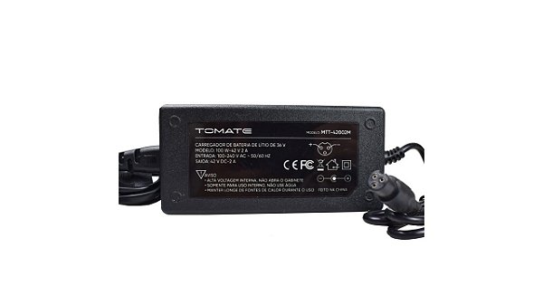 FONTE DE ALIMENTAÇAO 42V 2A TOMATE 42002M FEMEA MENOR