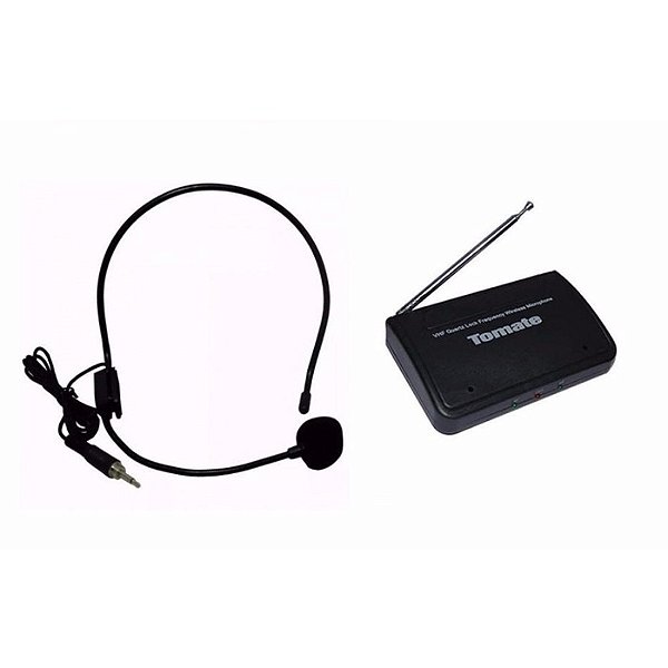 MICROFONE HEADSET SEM FIO PROFISSIONAL DE CABECA TOMATE MT 2205