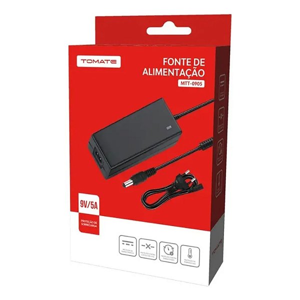 FONTE TOMATE 9V 5A MTT-0905