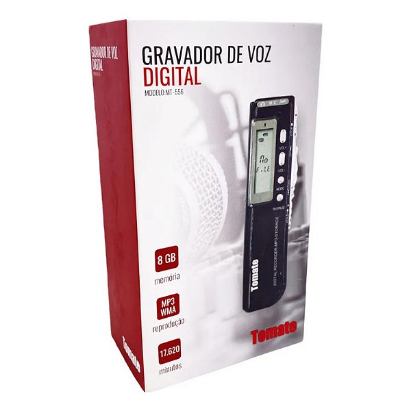 GRAVADOR DE VOZ DIGITAL TOMATE MT 556