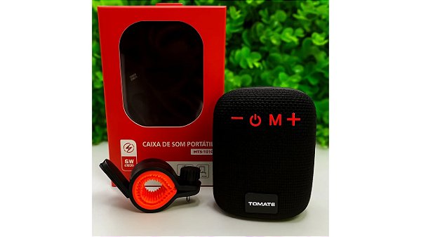 CAIXA DE SOM BLUETOOTH 5W TOMATE MTS-1016 COLORS