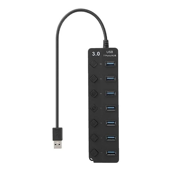 HUB USB 3.0 E 2.0  7PORTAS TOMATE MST-002