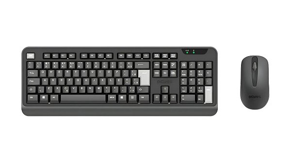 KIT TECLADO E MOUSE SEM FIO COMFORT PCYES 288885
