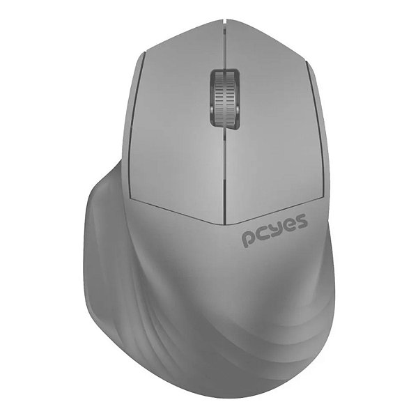 MOUSE SEM FIO DASH CINZA  PCYES 1600 DPI