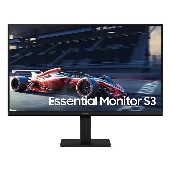 MONITOR SAMSUNG ESSENTIAL S3 24" FHD 100 HZ 5MS PAINEL IPS LS24D300GALMZD