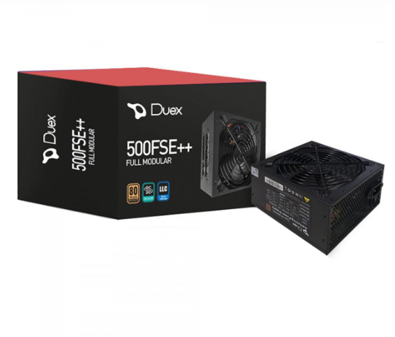 FONTE ATX DUEX 500W 80 PLUS BRONZE DX-500FSE+ PFC ATIVO