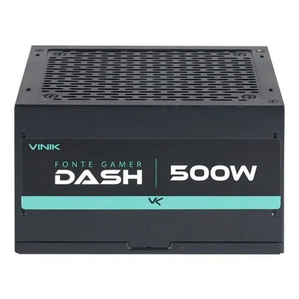 FONTE ATX DASH 500W  PRETO VINIK