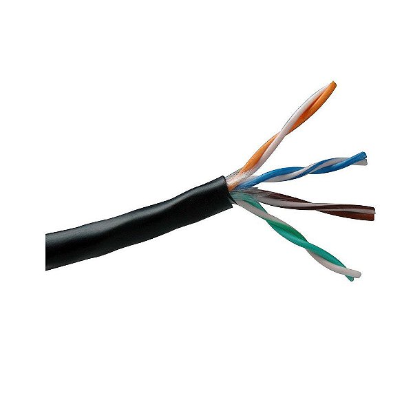 CABO DE REDE CAT6 METRO FURUKAWA SOHO PLUS PRETO