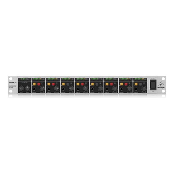 AMPLIFICADOR DE FONE BEHRINGER 8 CANAIS ESTEREO HA8000 POWERPLAY