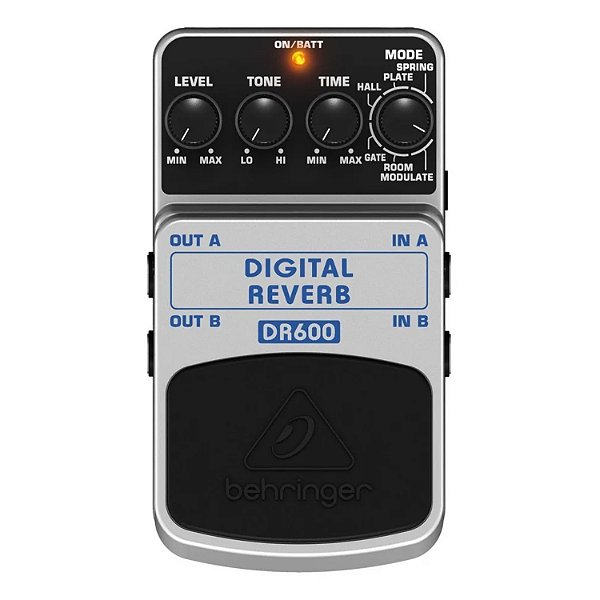 PEDAL PARA GUITARRA DIGITAL REVERB DR600 BEHRINGER