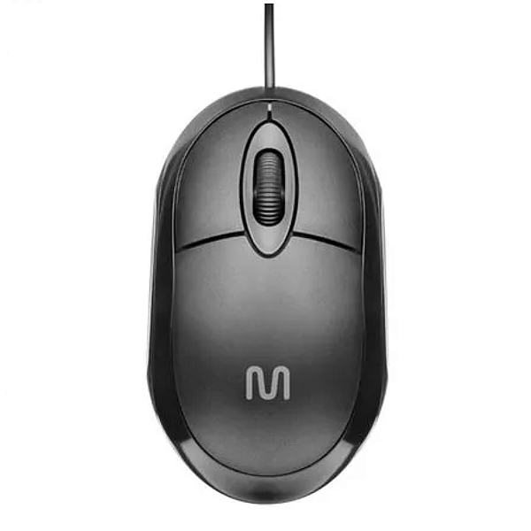 MOUSE USB COM FIO MULTILASER MO300 PRETO