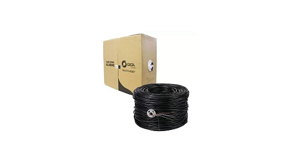 CABO DE REDE CAT5 CFTV METRO PRETO MULTILASER