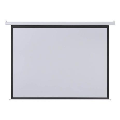 TELA DE PROJECAO MULTILASER RETRATIL ELETRICA  110V AC350 (203X152CM)