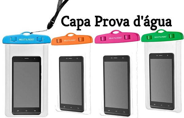 CAPA CELULAR A PROVA DÁGUA MULTILASER AC297