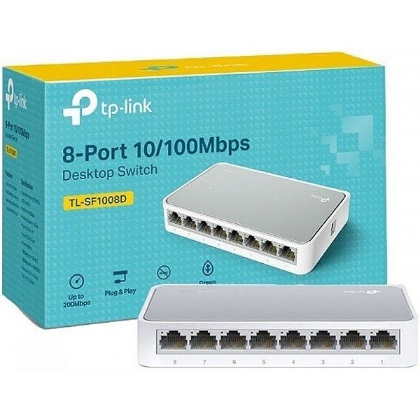 HUB SWITCH 8 PORTAS 10/100 TP-LINK LS1008