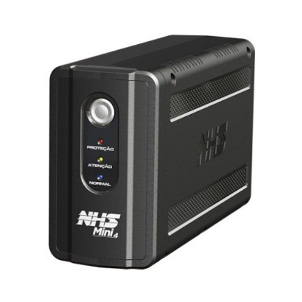 NOBREAK NHS MINI 4 700VA ENT. BIVOLT S.120V OU CONF 220V BAT 1X7AH/12V 6 TOMADAS