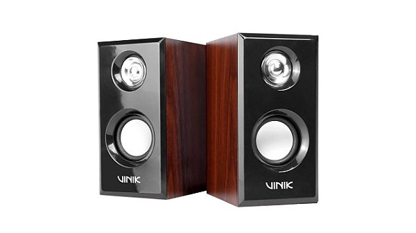 CAIXA DE SOM WOOD 6W VINIK WD6W