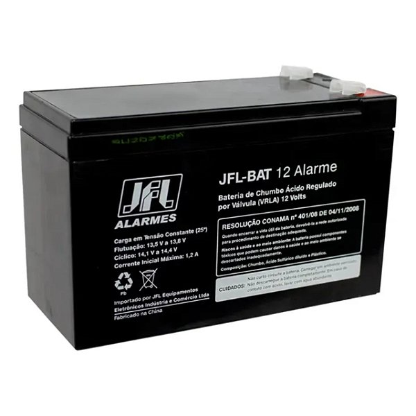 BATERIA SELADA 12V 7A ALARME E NOBREAK JFL/DTECH