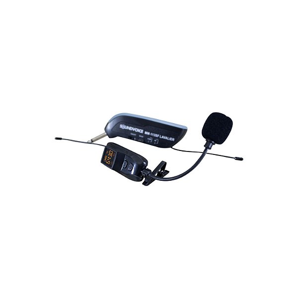 MICROFONE SEM FIO SOUNDVOICE MM-113SF COM 1 LAPELA-03