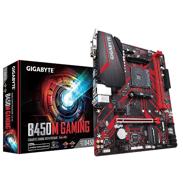 PLACA MAE AMD AM4 GIGABYTE B450M GAMING/BR