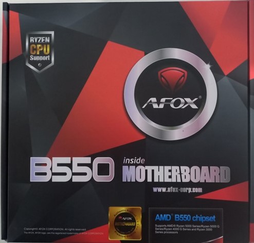 PLACA MAE AM4 AFOX MOTHERBOARD B550-MA-V4 AM4 DDR4 HDMI/VGA/  M.2