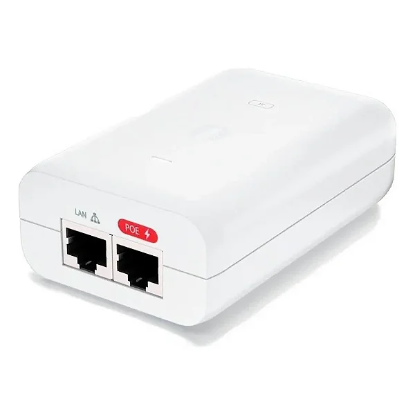 FONTE POE UBIQUITI UBNT U-POE-AT-BR 30W 48V 0.65A 802.3AT