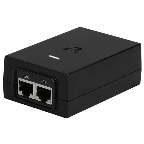 FONTE POE COMPACTA 24V 1A BIVOLT UBIQUITI  PRETA