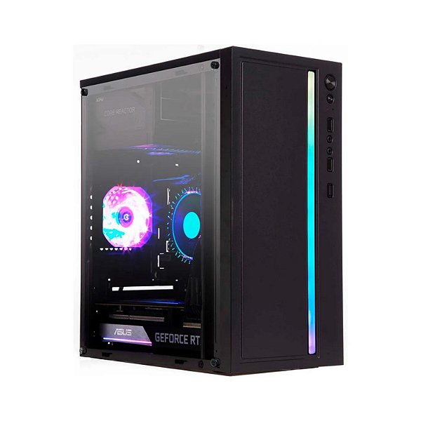 GABINETE GAMER R5 VIPER PRETO ROUND5