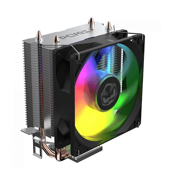 COOLER PARA PROCESSADOR TUNDRA 120 BLACK VULCAN LED RAINBOW PC YES - ACTBKA120