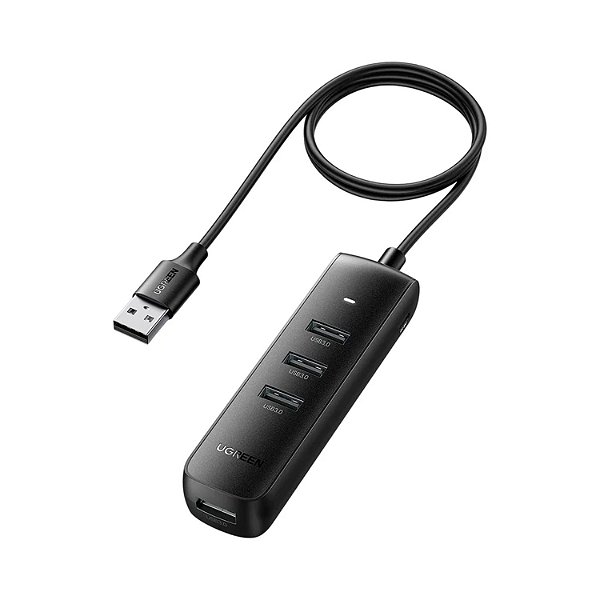 HUB USB UGREEN COM 4P USB 3.0 PRETO CM416
