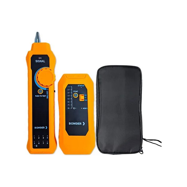 ZUMBIDOR LOCALIZADOR CABOS REDE/ TESTADOR DE CABOS RJ 11/ RJ 45 BOM 6404
