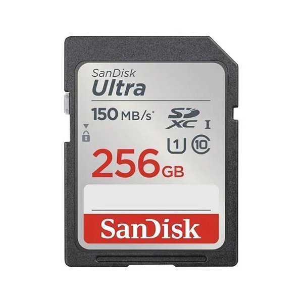 CARTÃO DE MEMÓRIA SANDISK SD 256GB ULTRA 256G 150MB