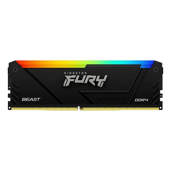 MEMORIA DESKTOP DDR4 8GB 3200MHZ KINGSTON FURY BEAST BLACK RGB