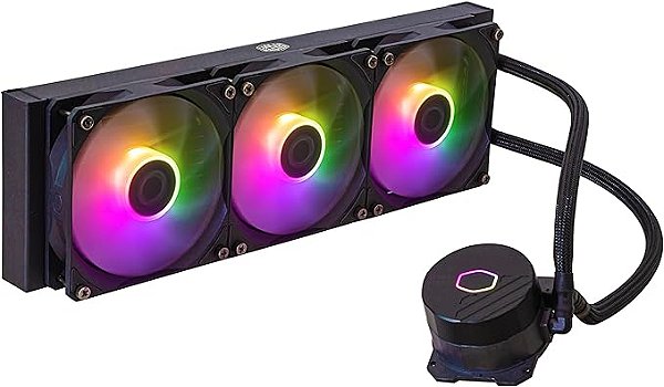 WATER COOLER COOLER MASTER MASTERLIQUID 360L CORE II , ARGB, 360MM, PRETO, MLW-D36M-A18PA-R1