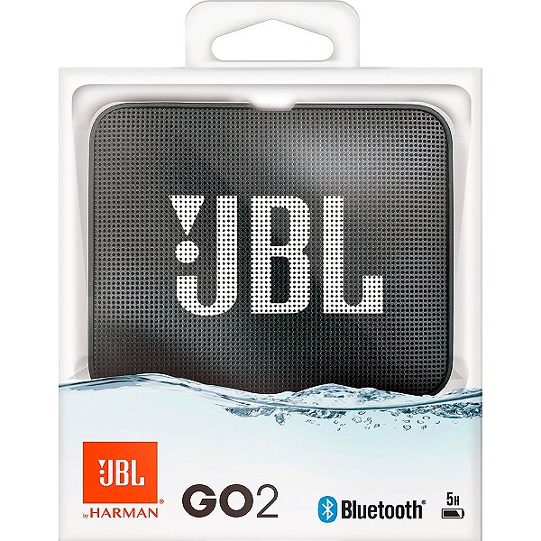 CAIXA DE SOM JBL 3W GO2 BLUETHOOTH/AUX  PRETA