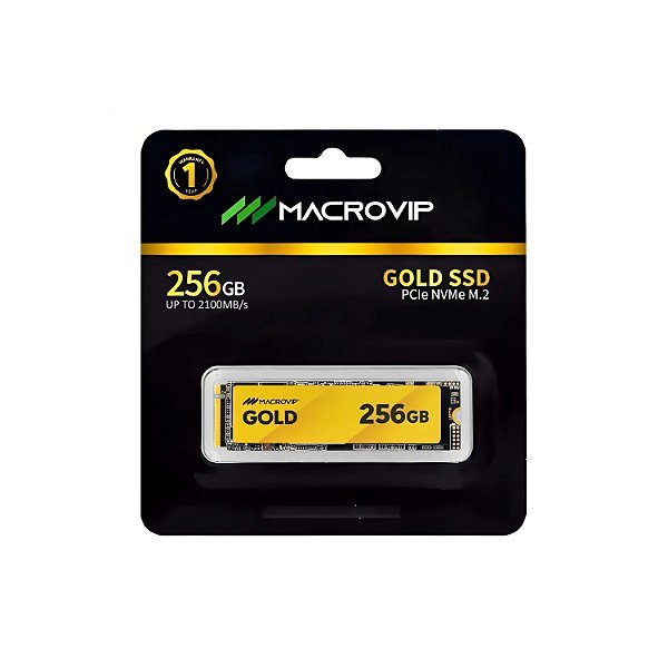 SSD M2 256GB MACROVIP NVME GOLD 2100MB/S
