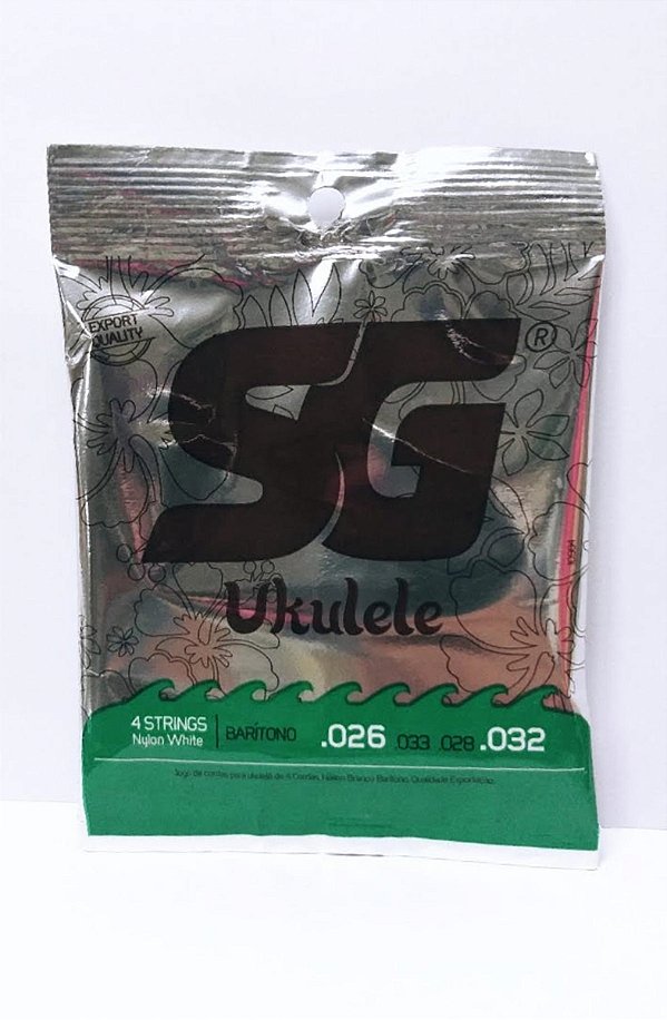 JOGO DE CORDAS UKULELE BARITONO NYLON .026 SG
