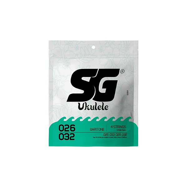 JOGO DE CORDAS PARA UKULELE SG BARITONO .026