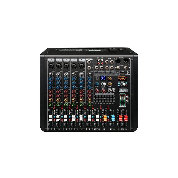 MESA DE SOM ANALOGICA K AUDIO 6 CANAIS MP6.2