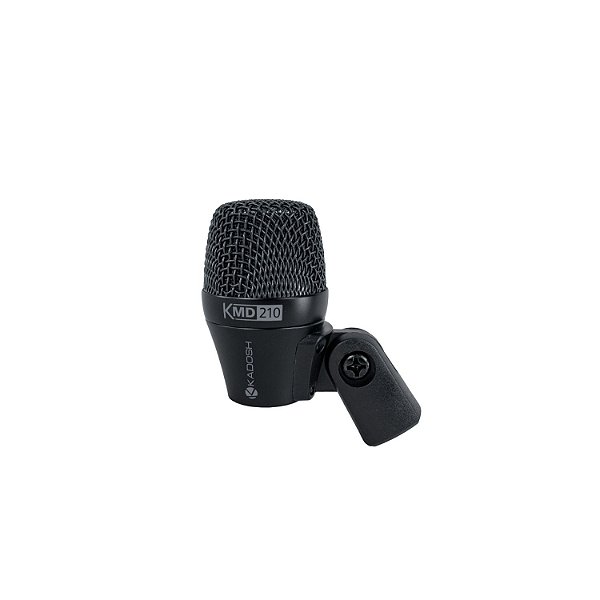 MICROFONE COM FIO KADOSH KMD 210 PARA TOM DE BATERIA E PERCUSSAO