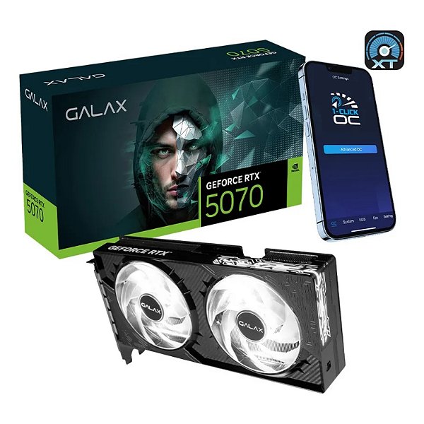 PLACA DE VIDEO RTX 5070 12GB GALAX 1-CLICK OC