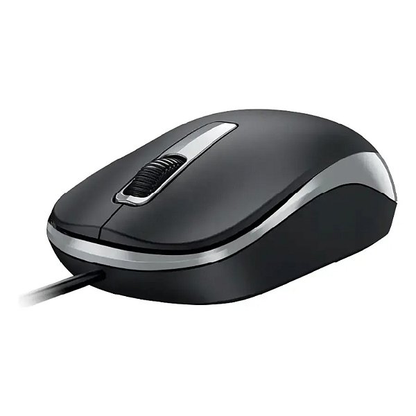 MOUSE GENIUS DX-125S OPTICO PRETO USB SILENT