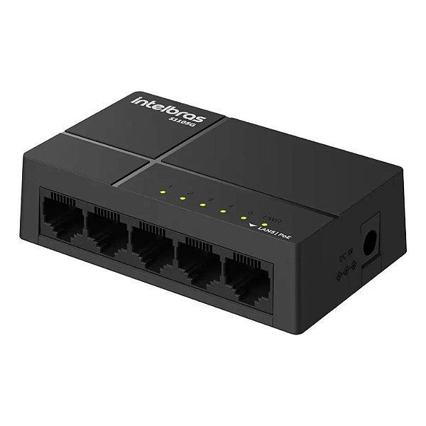SWITCH 5 PORTAS GIGABIT 10/100/1000 INTELBRAS S1105G
