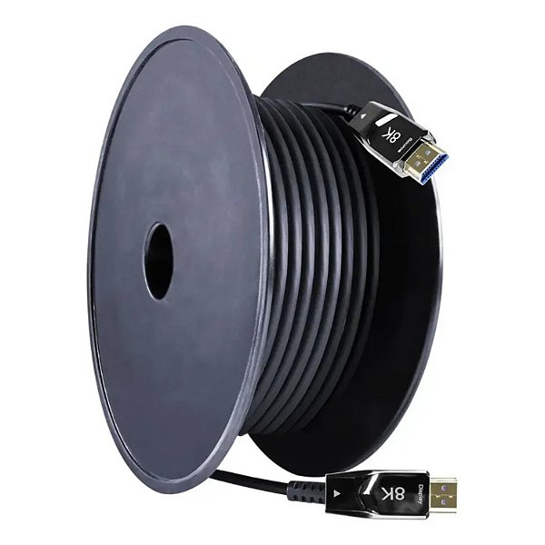 CABO HDMI FIBRA 2.1 8K 3D 30M AQUARIO FI8K30