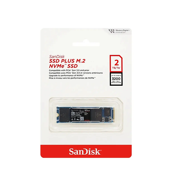 SSD M.2 NVME 2 TERA SANDISK PLUS
