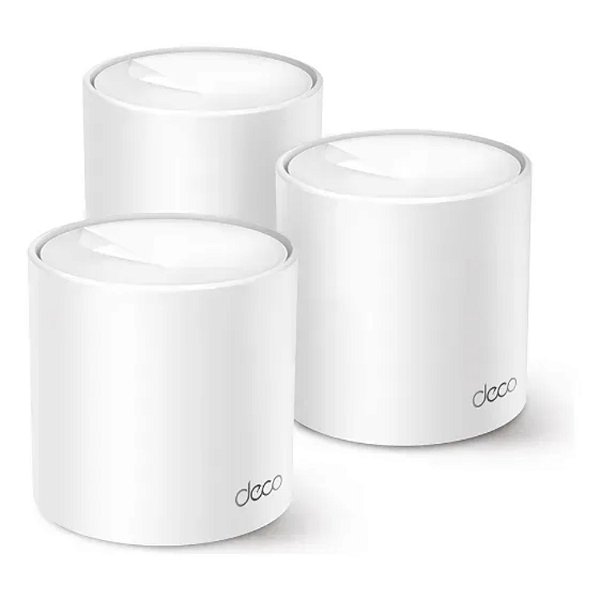 KIT ROTEADOR MESH TP-LINK DECO X10 DUAL BAND AX1500 KIT COM 3 UNID